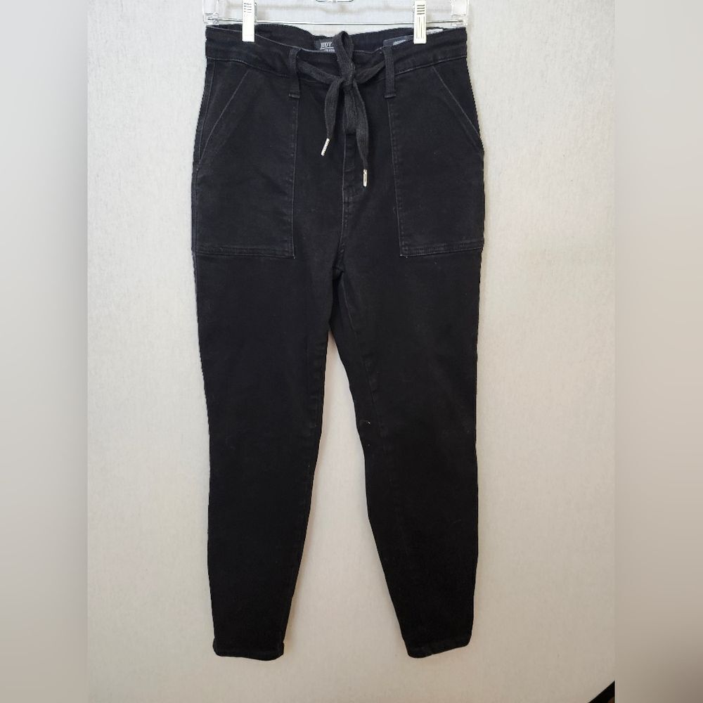 Judy Blue women's Hi-waisted cuffed drawstring stretch denim Sz 9/29 - Picture 9 of 10